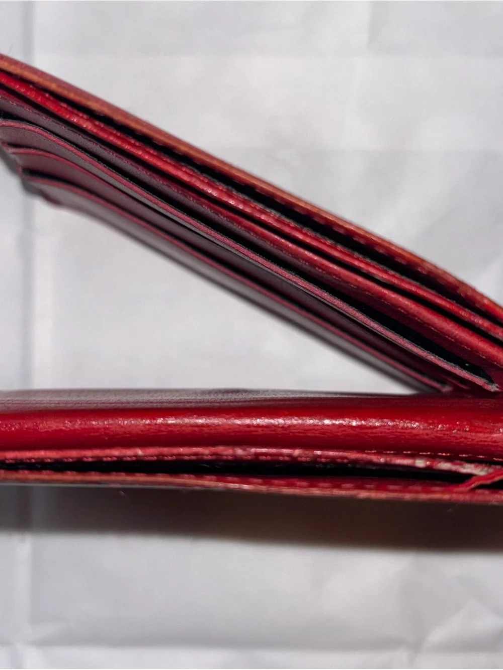 Louis Vuitton Red Epi Leather Zip Wallet
